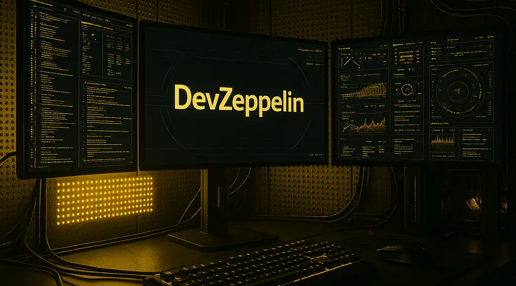 dev zeppelin logo hyper webs gino pietrobon